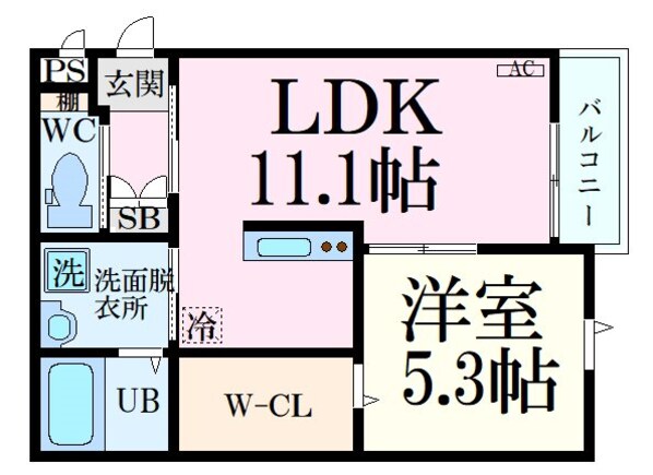 安芸長束駅 徒歩5分 3階の物件間取画像